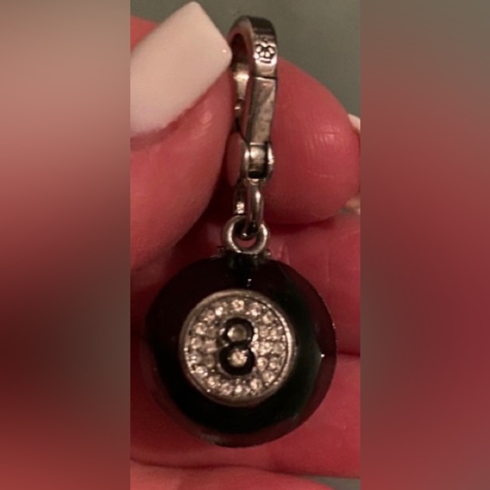 RARE HTF Juicy Couture Eight Ball Charm Locket - A True Juicy Collector Piece‼️